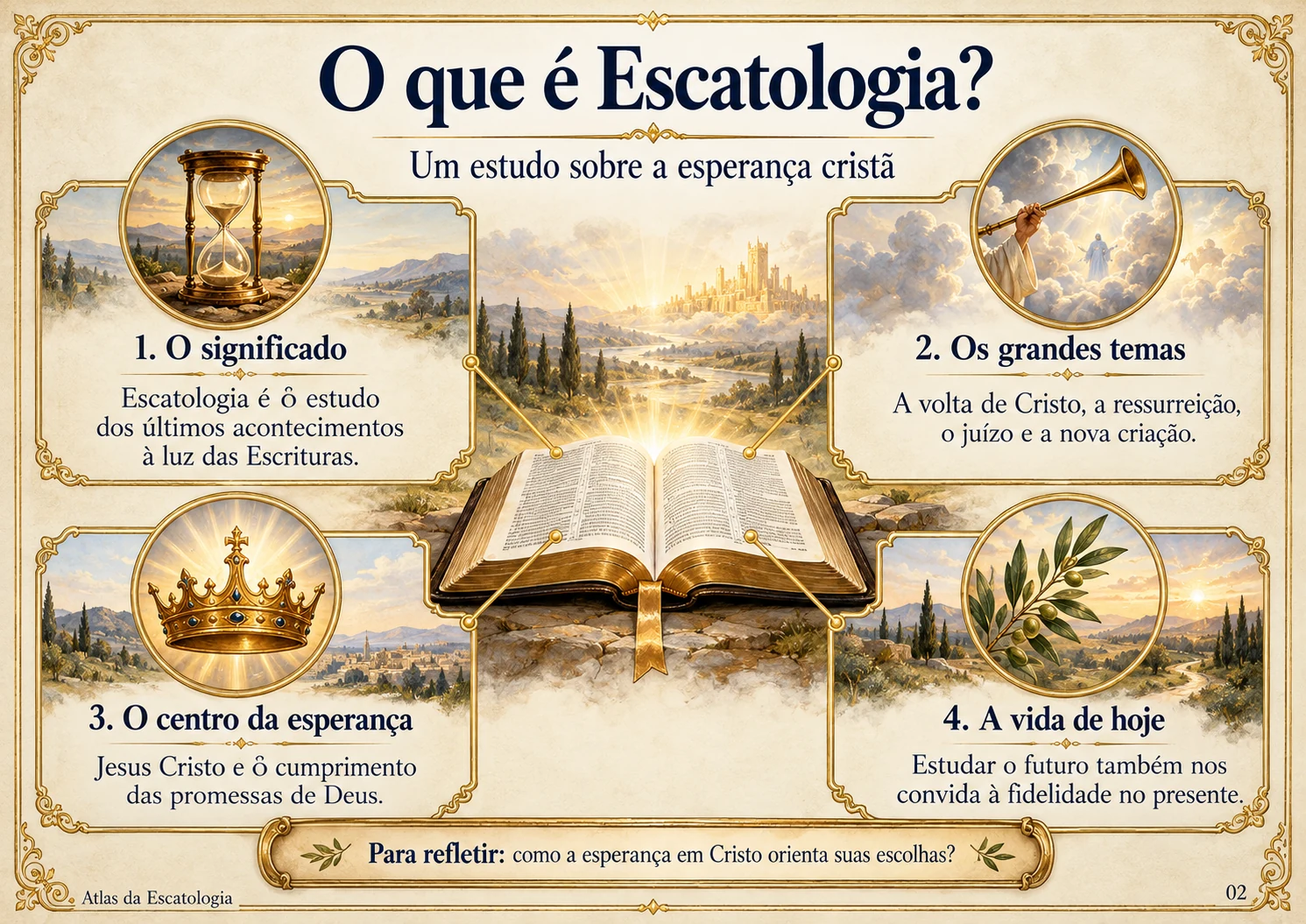 Mapa visual introdutório à Escatologia